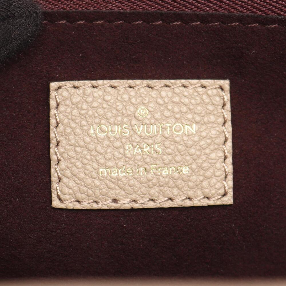 Louis Vuitton Tote Leather Monogram Bag Empreinte Neverfull Beige - Picture 4 of 4